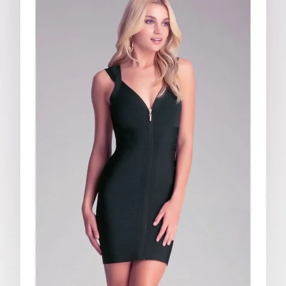 Bebe Green Bandage Dress side S